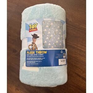 Disney Pixar Toy Story Andys Room with Toy Soldiers Plush Blanket Throw 46x60in